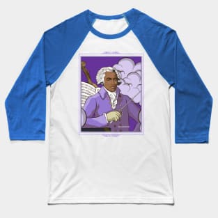 Portrait of Joseph Bologne violet Baseball T-Shirt